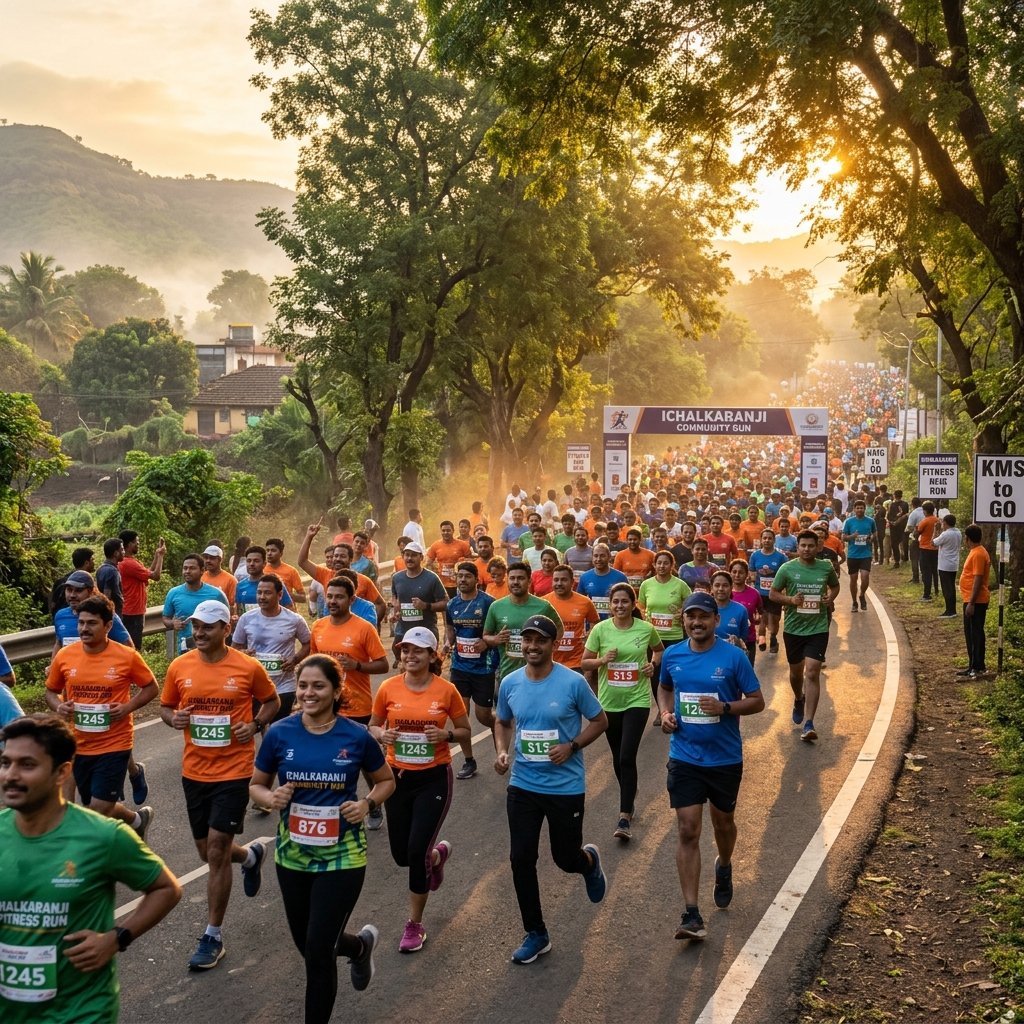 Ringan Ichalkaranji Morning Run